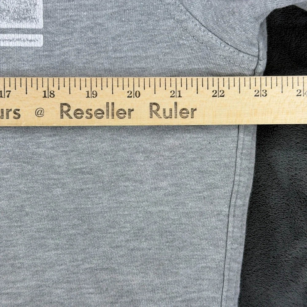 The North Face Mens Gray‎ Full Zip Hoodie Since 1966 Graphic Sweatshirt Large
